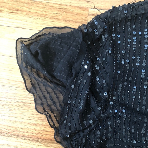 Short Sleeve Beaded Shrug - Picture 6 of 7